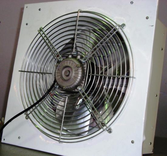 ventilador para ventilação forçada do porão