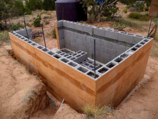 Construção de balneário na dacha