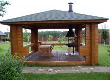 Gazebo na dacha